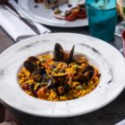 Corso di Cucina, Paste con sughi di pesce e verdure_Bienate di Magnago fregola con cozze e melanzane